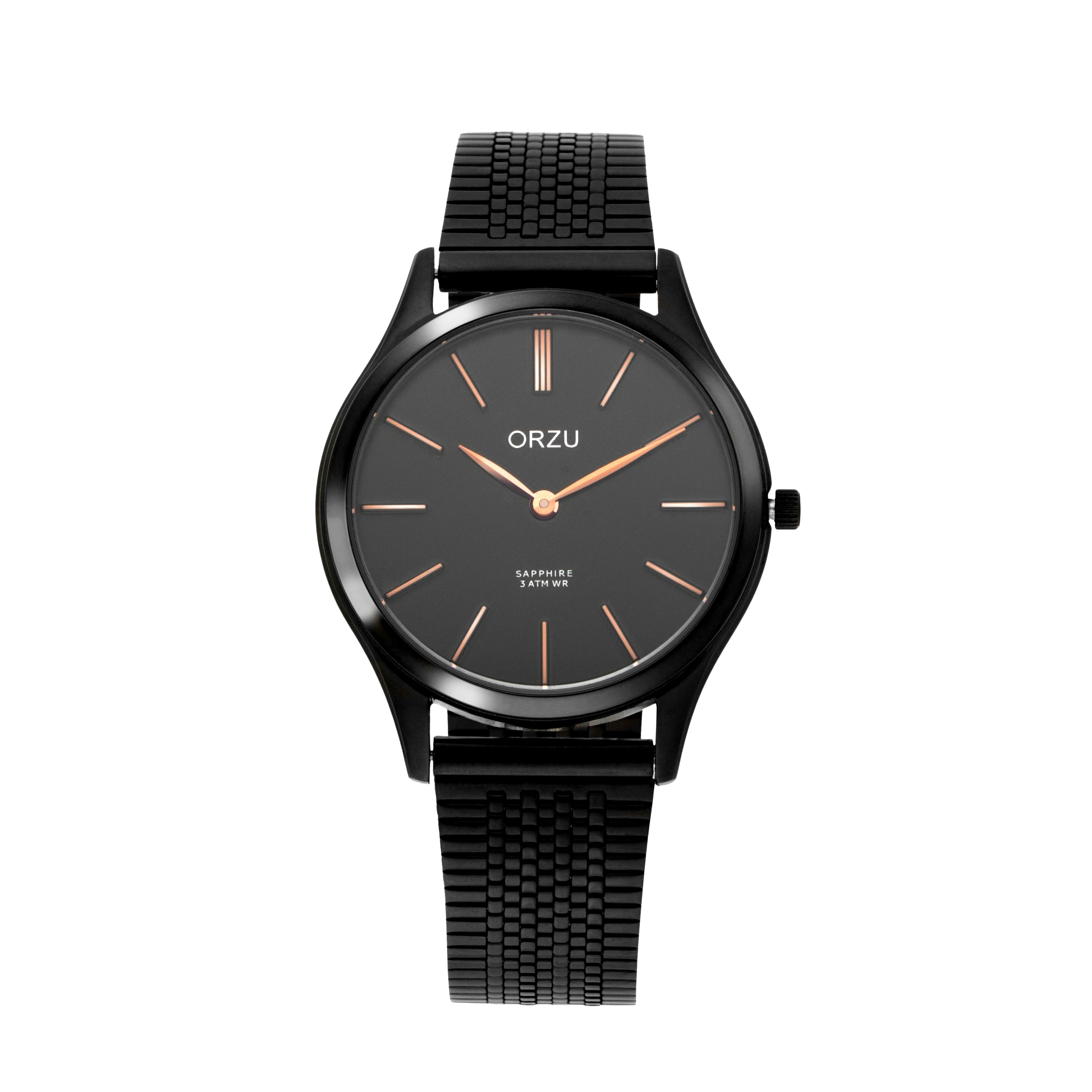 ORZU Analog Black Dial Women's Watch