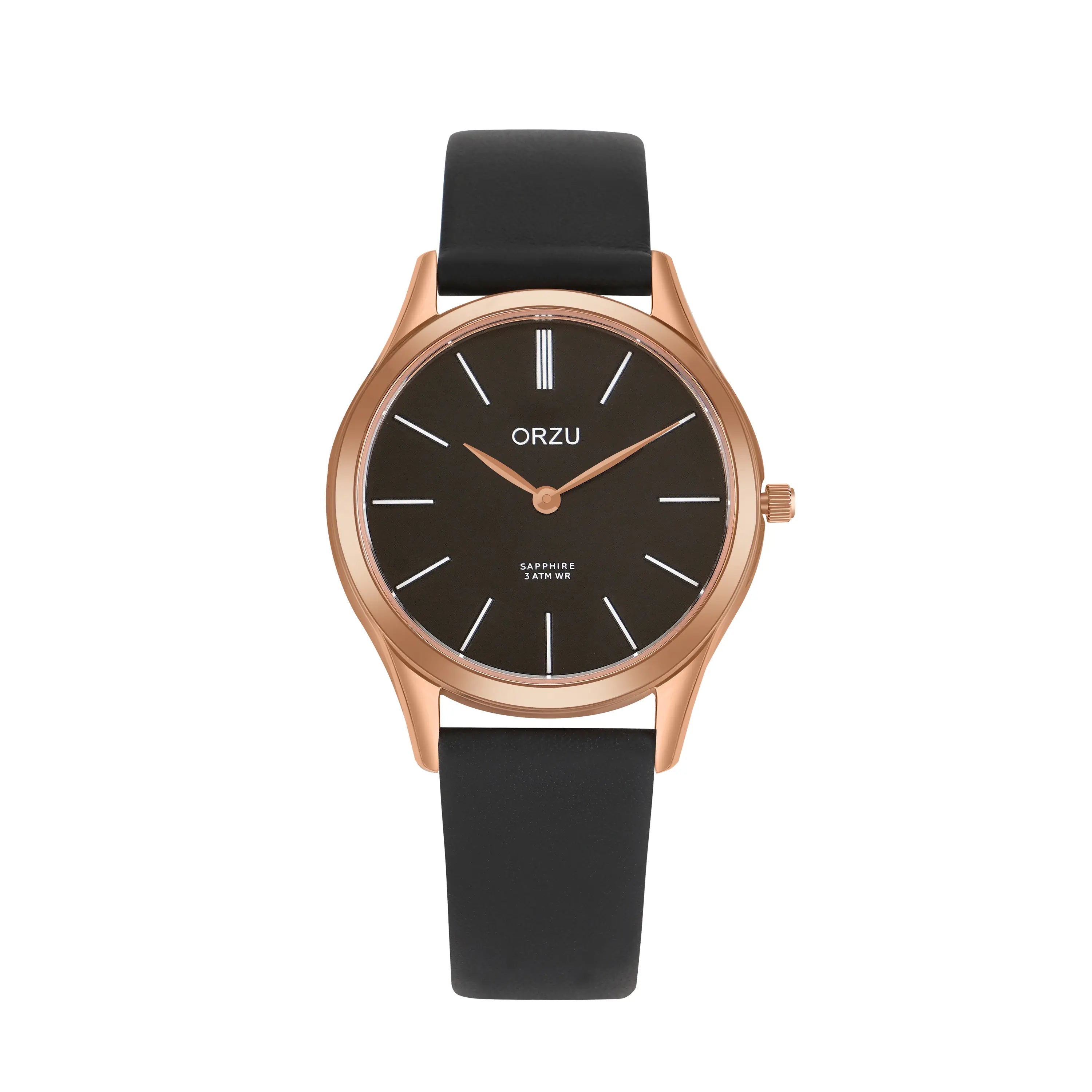 ORZU Analog Black Dial Women's Watch