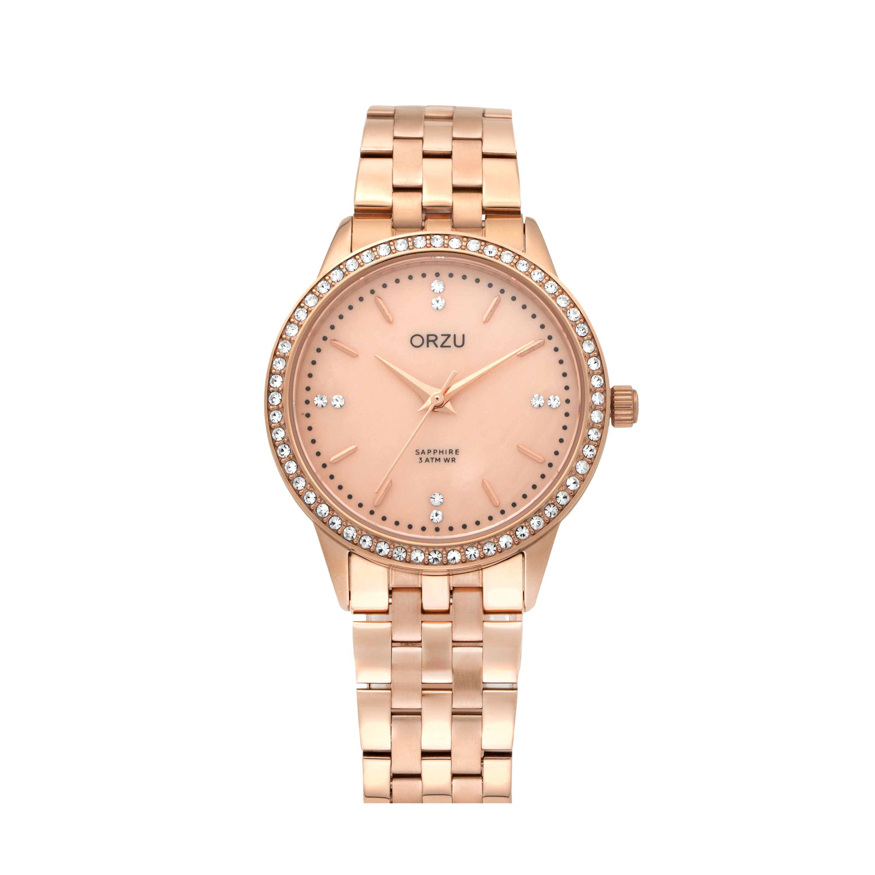 ORZU Analog Rose Gold Dial Women's Watch