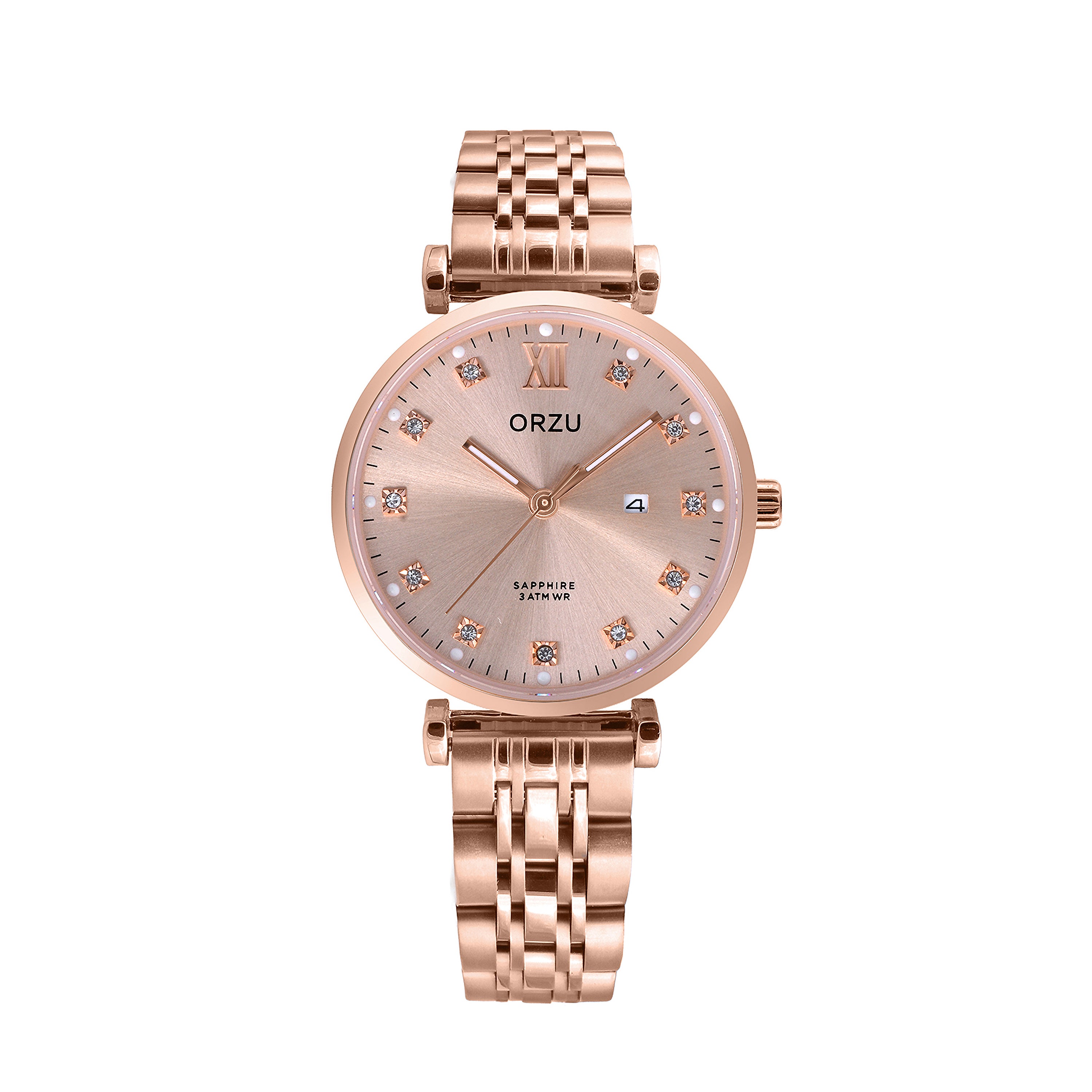 ORZU Analog Rose Gold Dial Women's Watch