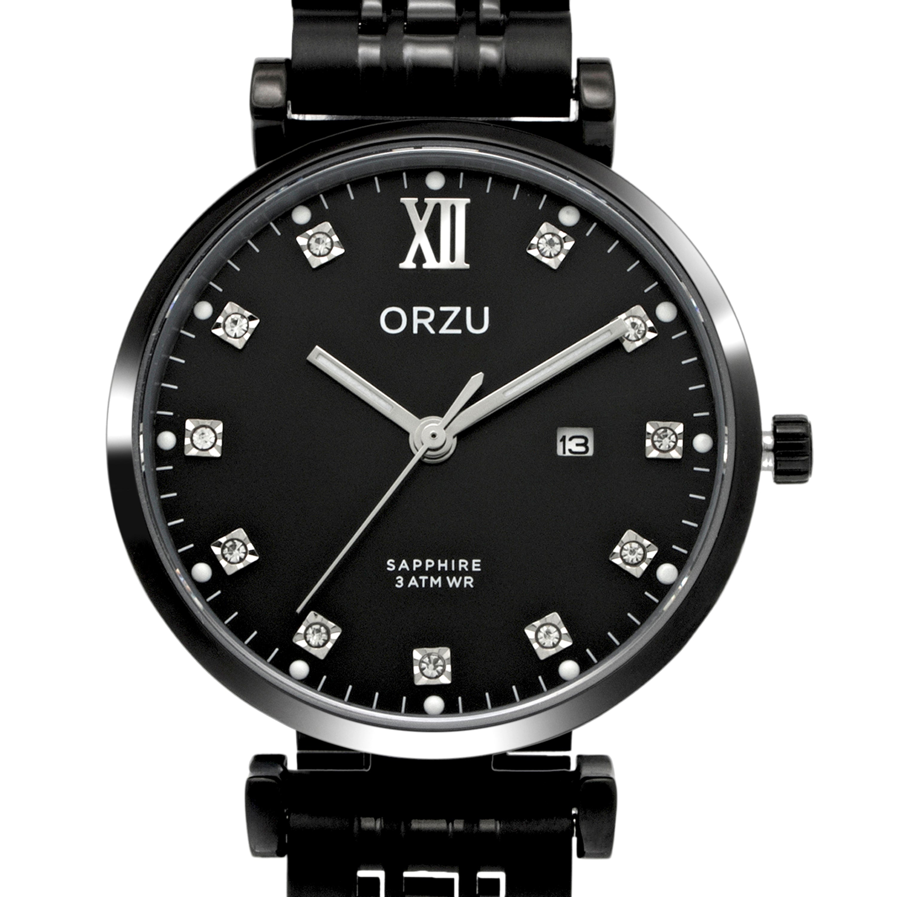 ORZU Analog Black Dial Women's Watch