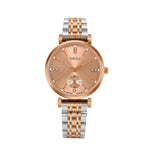 ORZU Analog Off Set Rose Gold Dial Women's Watch