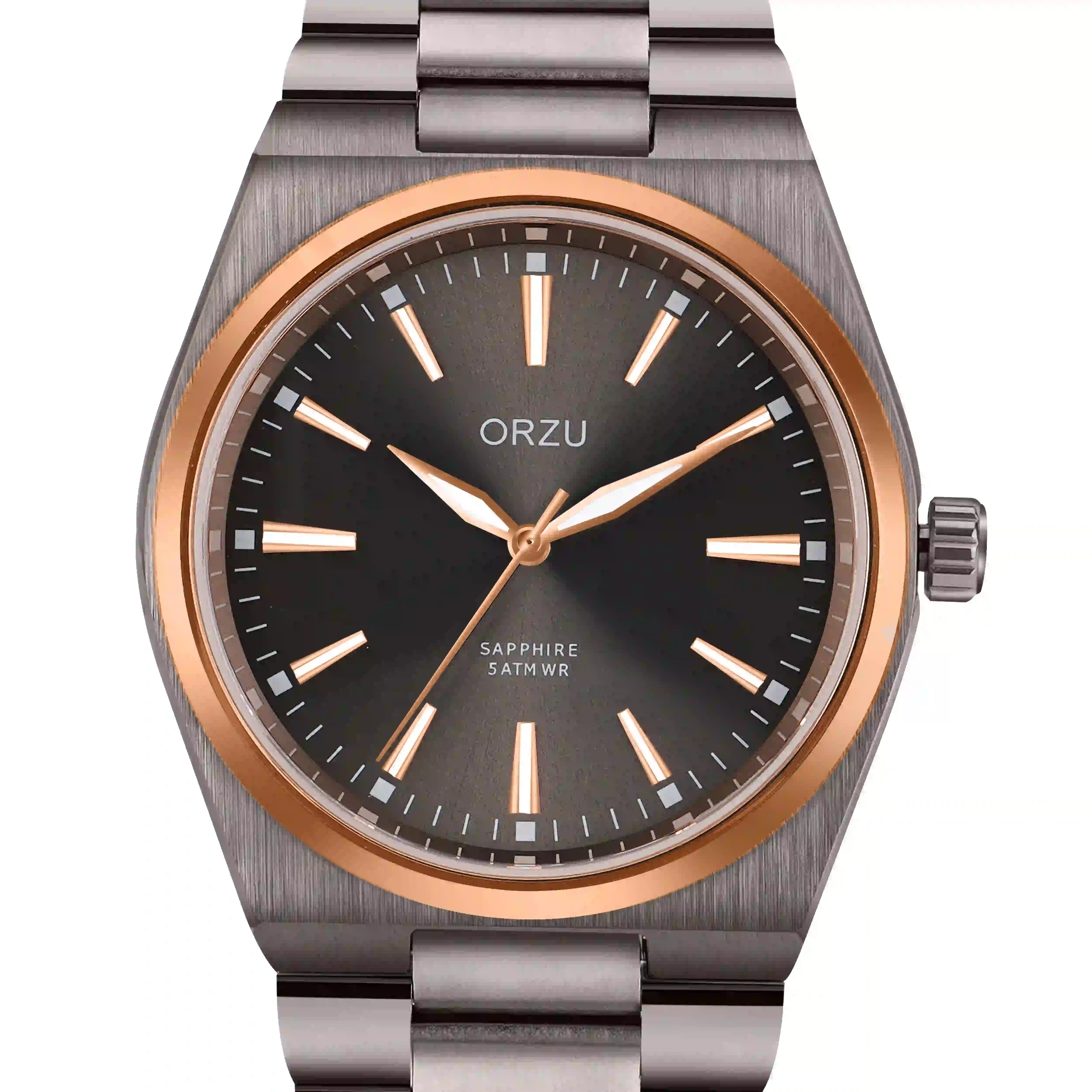 ORZU Analog Black Dial Men's Watch