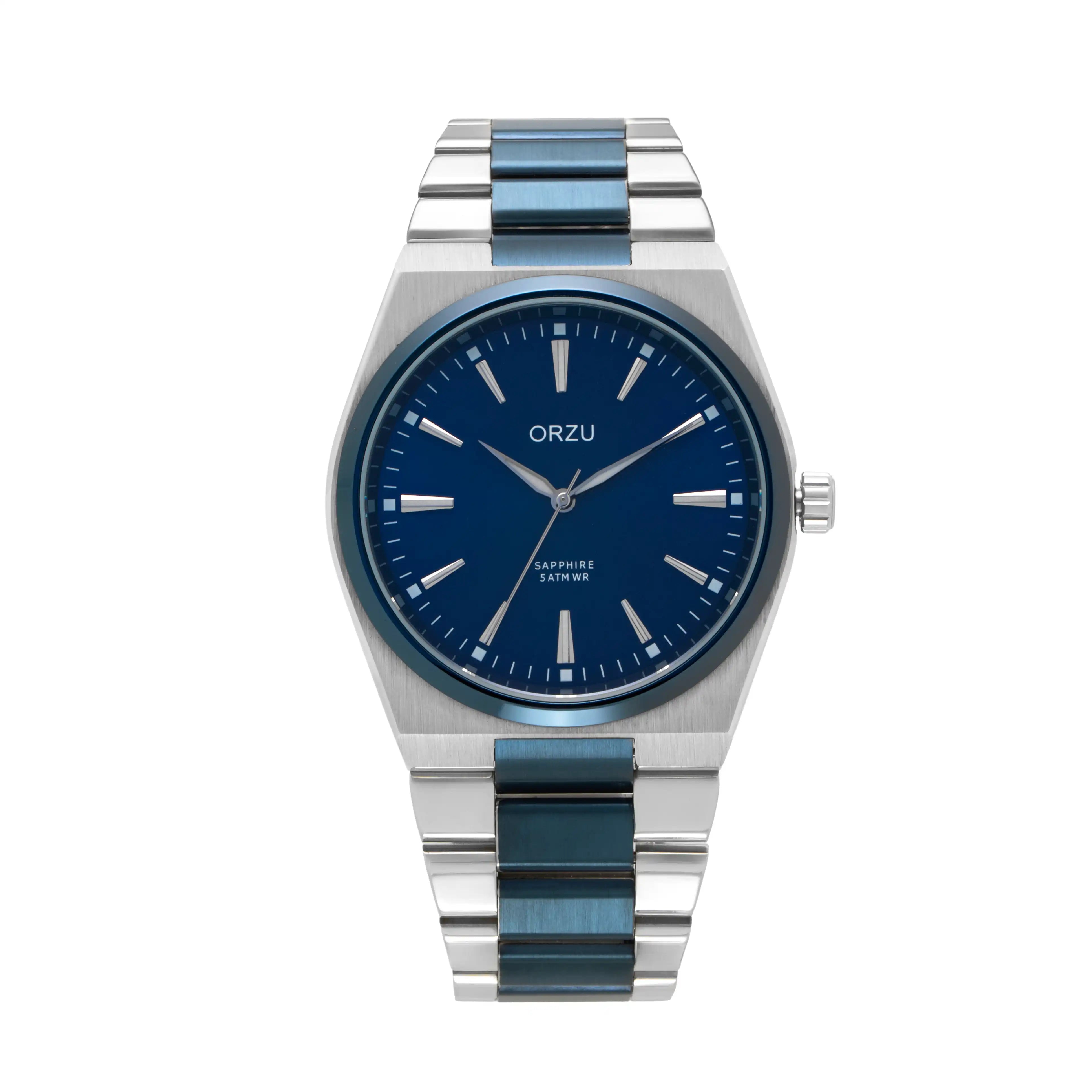 ORZU Analog Blue Dial Men's Watch