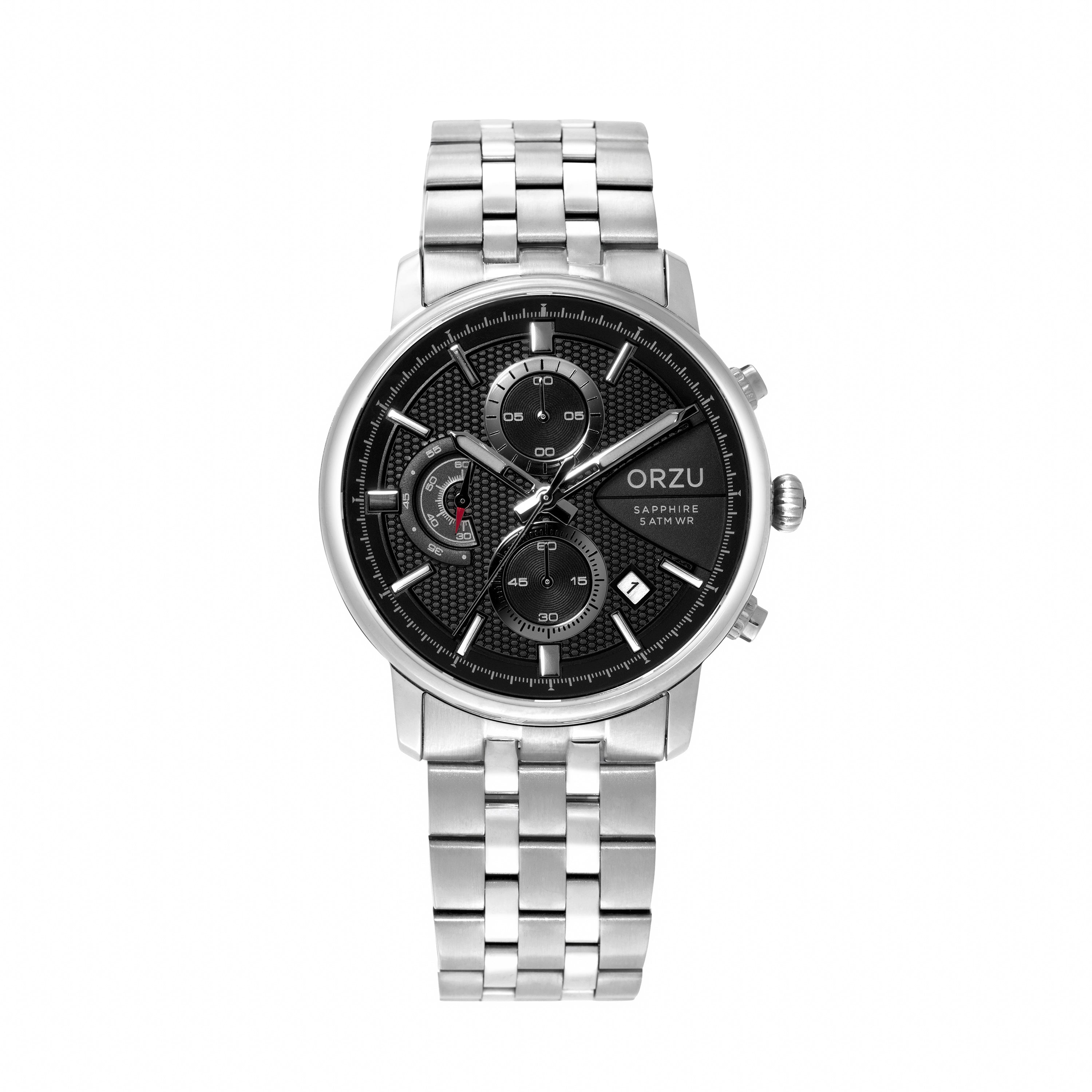 ORZU Chronograph Black Dial Men's Watch
