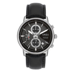 ORZU Chronograph Black Dial Men's Watch