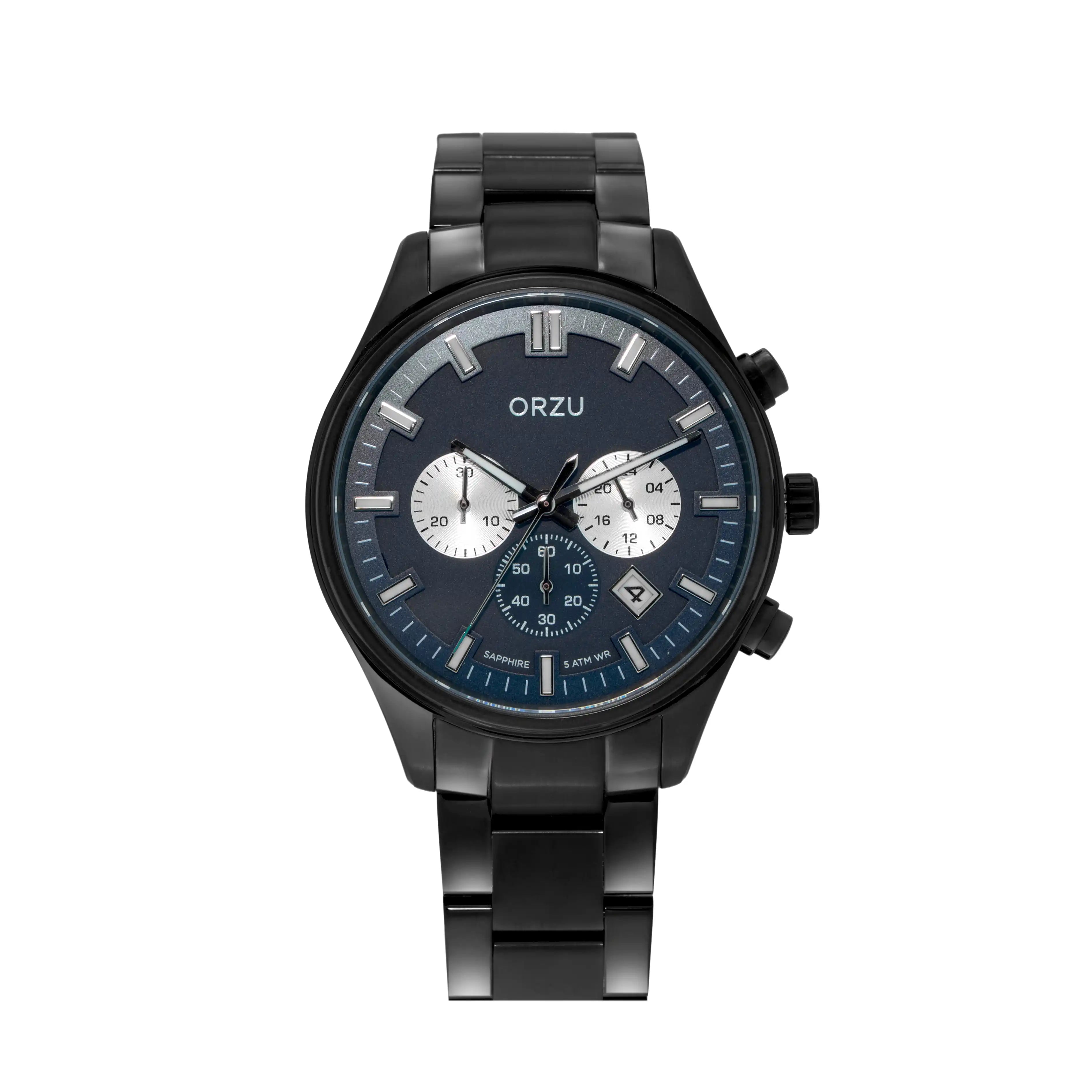 ORZU Chronograph Blue Dial Men's Watch
