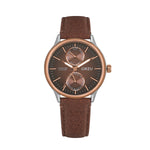 ORZU Multifunction Brown Dial Men's Watch