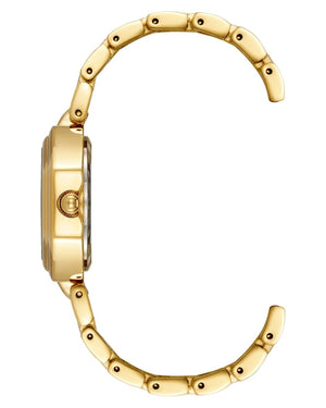 Orzu Watches - Anne Klein Black Dial Gold Stainless Steel Mesh Women's Watch (AK-5600BKGB)