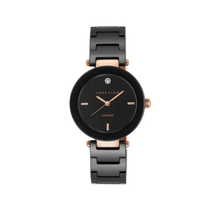 Orzu Watches - Anne Klein Black Dial Women's Watch