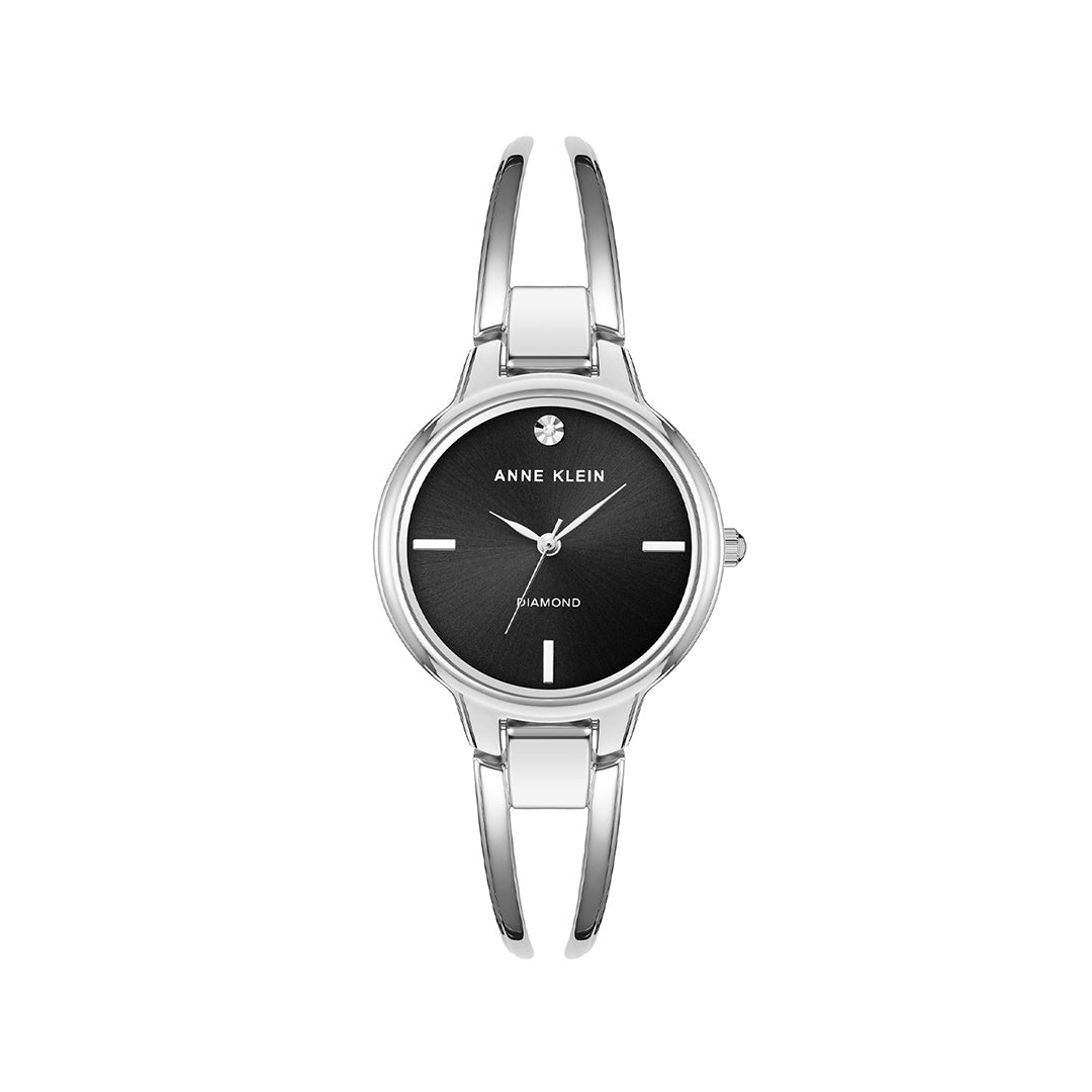 Orzu Watches - Anne Klein Black Dial Women's Watch