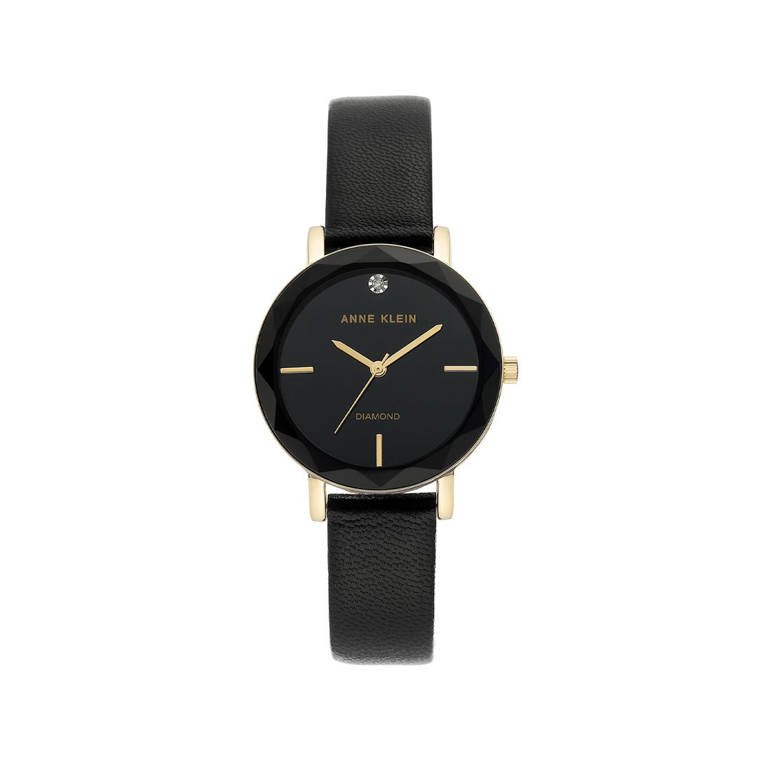 Orzu Watches - Anne Klein Black Dial Women's Watch
