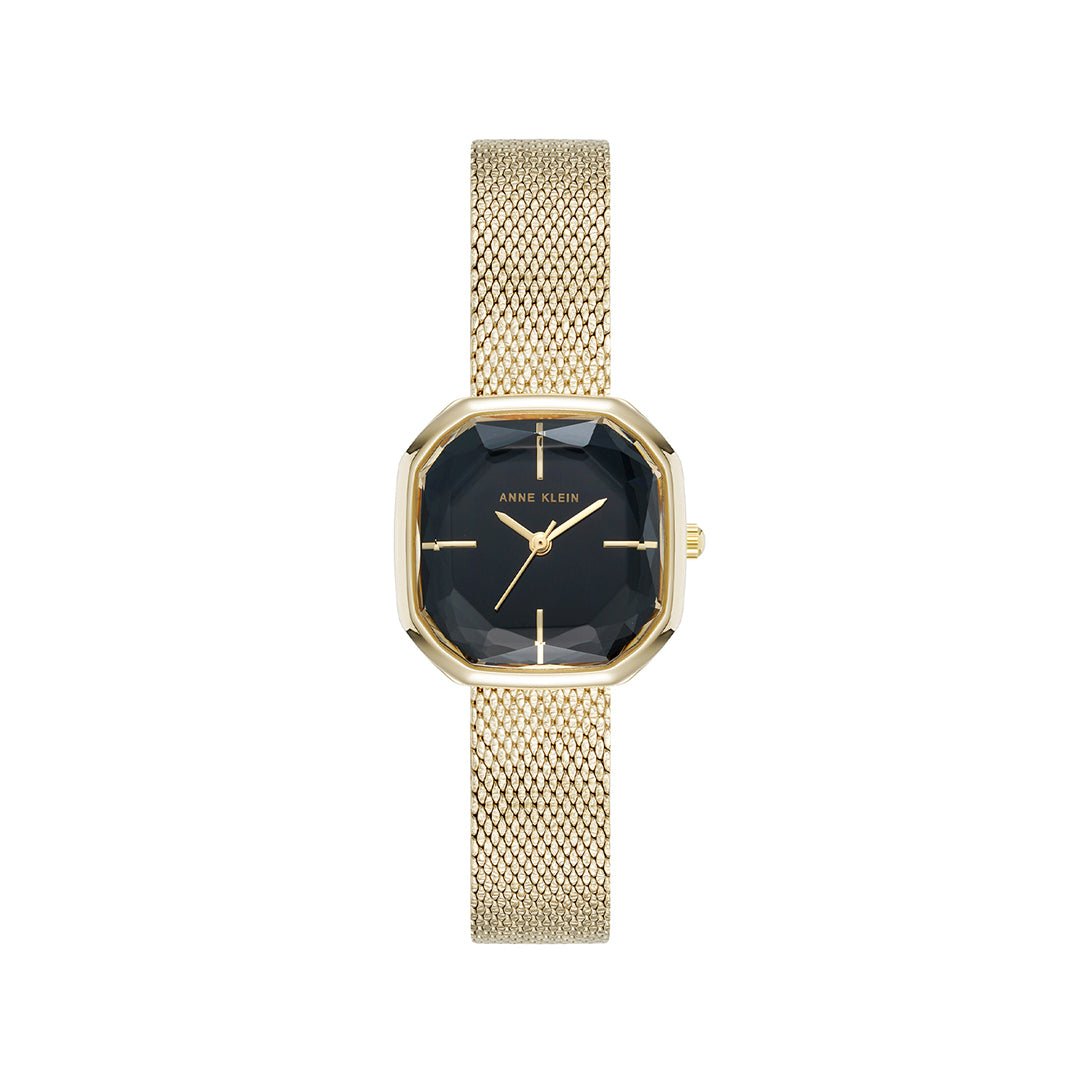 Orzu Watches - Anne Klein Black Glossy Dial Women's Watch