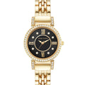 Orzu Watches - ANNE KLEIN Black Gold Tone Metal Round Watch – AK-2928BKGB