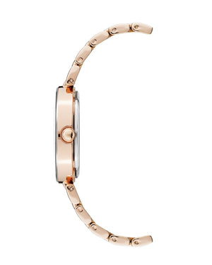 Orzu Watches - ANNE KLEIN Blush Mother-Of-Pearl Rose Gold Metal Round Watch – AK-1362BMRG
