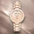 Orzu Watches - ANNE KLEIN Blush Mother-Of-Pearl Rose Gold Metal Round Watch