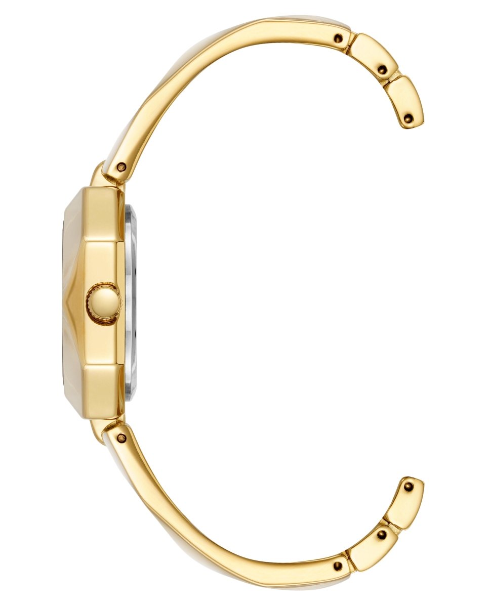 Orzu Watches - Anne Klein Gold Dial Gold Stainless Steel Mesh Women's Watch (AK-5598CHGB)