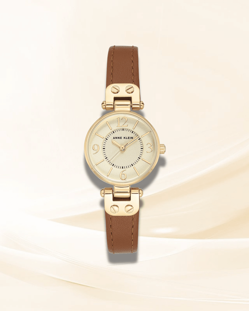 Orzu Watches - Anne Klein Gold Dial Women's Watch