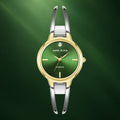 Orzu Watches - Anne Klein Green Dial Gold Stainless Steel Mesh Women's Watch