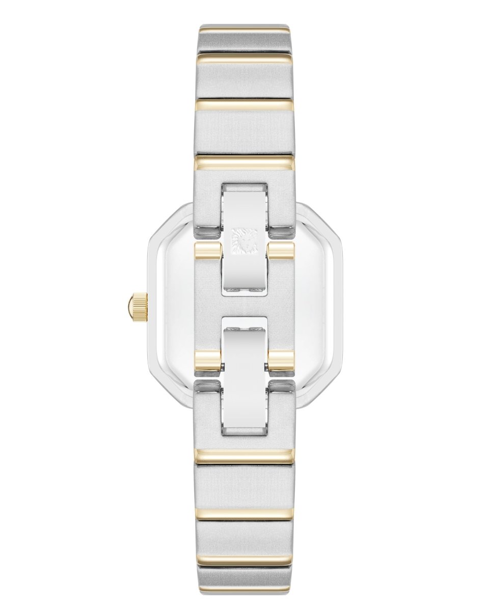 Orzu Watches - Anne Klein Green Dial Multicolor Stainless Steel Mesh Women's Watch (AK-5501GNTT)
