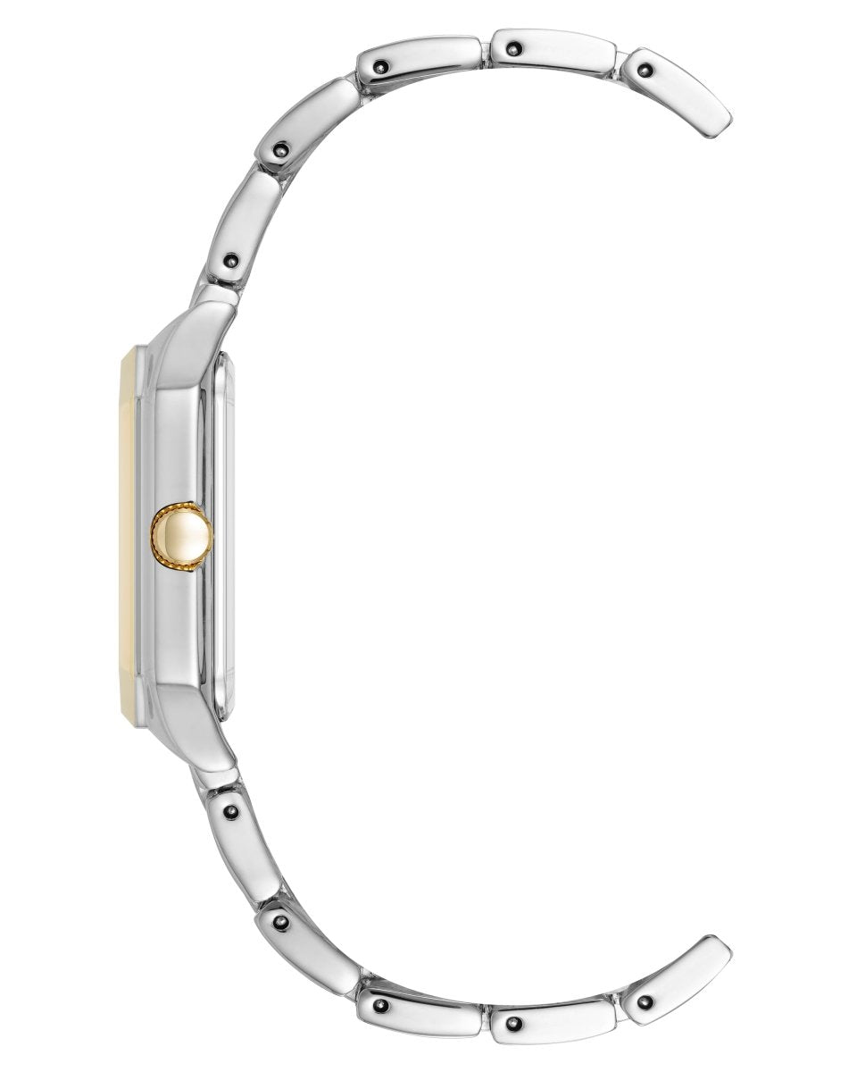 Orzu Watches - ANNE KLEIN Mother-Of-Pearl Silver Tone Metal Rectangle Watch – AK-3775ABTT