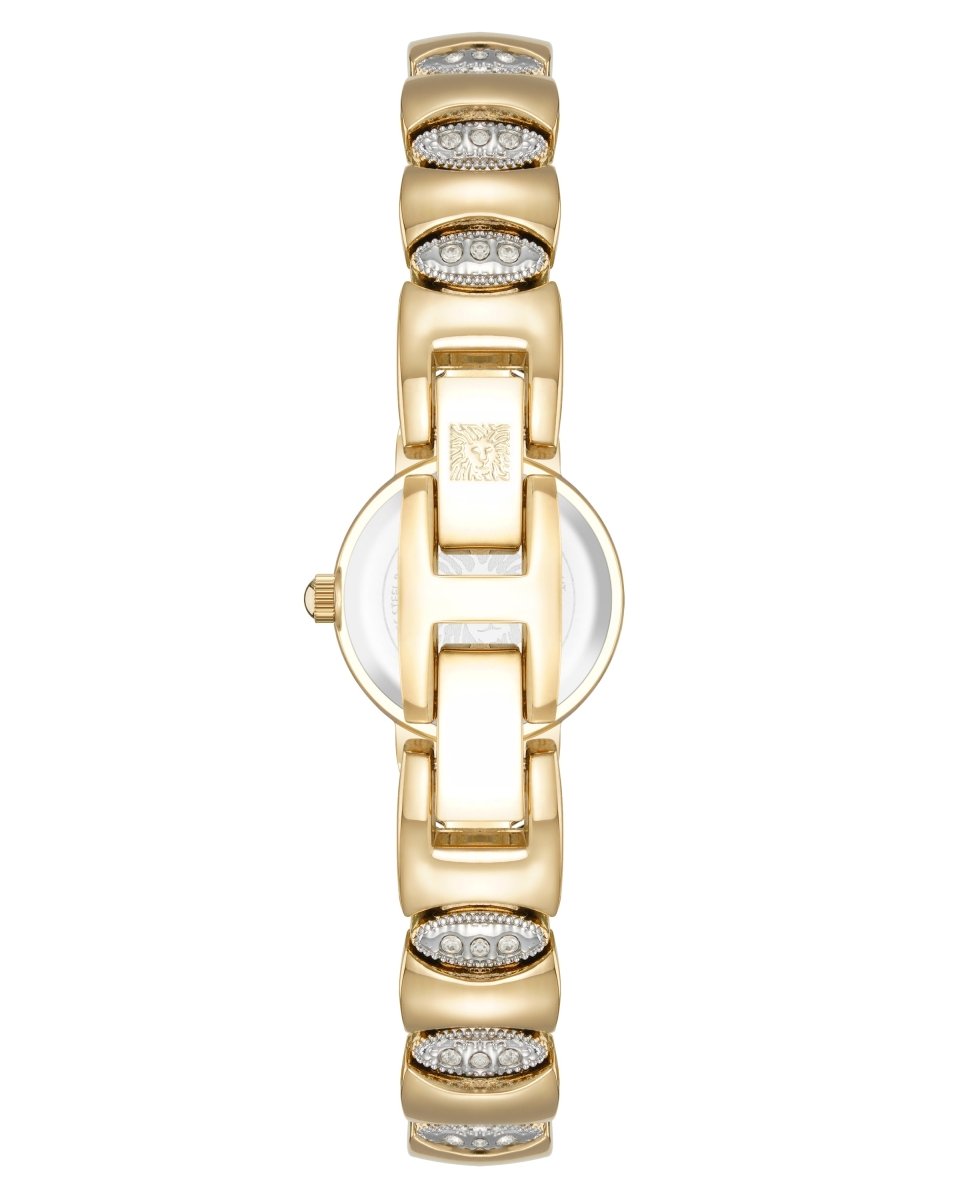 Orzu Watches - Anne Klein Off-White Dial Multicolor Stainless Steel Mesh Women's Watch (AK-5613MPTT)