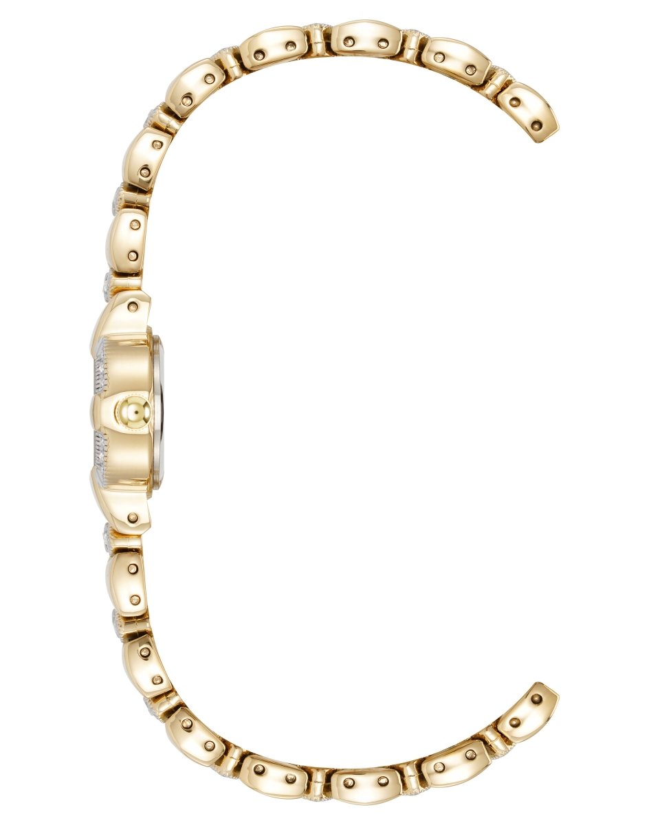Orzu Watches - Anne Klein Off-White Dial Multicolor Stainless Steel Mesh Women's Watch (AK-5613MPTT)