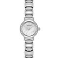Orzu Watches - Anne Klein Off-White Dial Silver Stainless Steel Mesh Women's Watch (AK-5613MPSV)