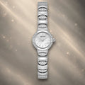 Orzu Watches - Anne Klein Off-White Dial Silver Stainless Steel Mesh Women's Watch