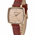 Orzu Watches - Anne Klein Rose Gold Dial Brown Leather Women's Watch