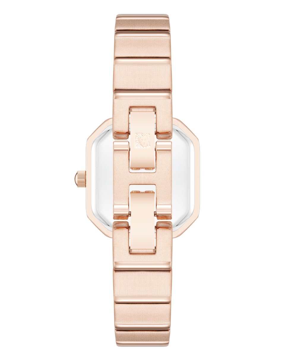 Orzu Watches - Anne Klein Rose Gold Dial Rose Gold Stainless Steel Mesh Women's Watch (AK-5500RGRG)