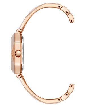 Orzu Watches - Anne Klein Rose Gold Dial Rose Gold Stainless Steel Mesh Women's Watch (AK-5598RGRG)