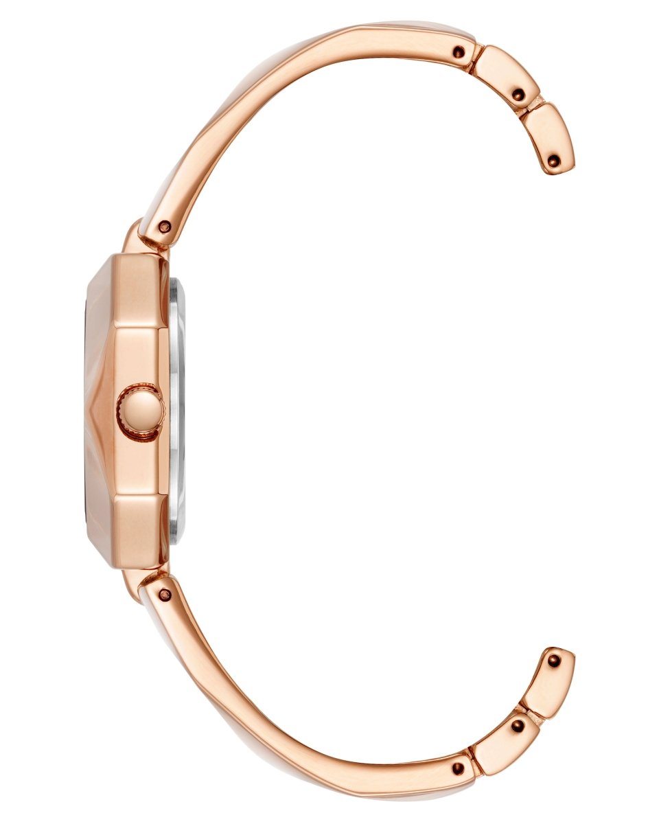 Orzu Watches - Anne Klein Rose Gold Dial Rose Gold Stainless Steel Mesh Women's Watch (AK-5598RGRG)
