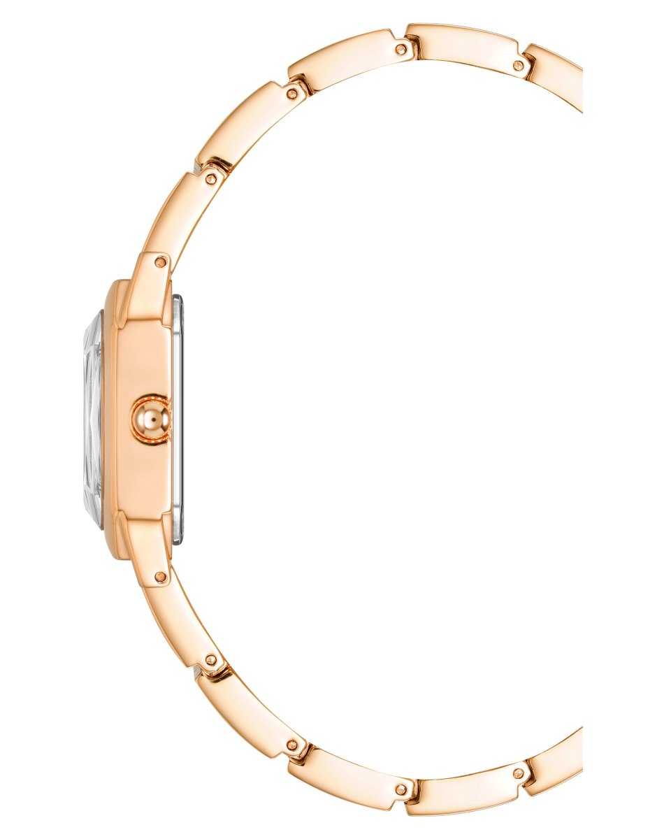 Orzu Watches - ANNE KLEIN Rose Gold Rose Gold Metal Octagon Watch – AK-4090RGRG