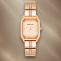 Orzu Watches - ANNE KLEIN Rose Gold Rose Gold Metal Octagon Watch