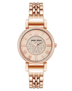 Orzu Watches - ANNE KLEIN Rose Gold Rose Gold Metal Round Watch – AK-3872RGRG