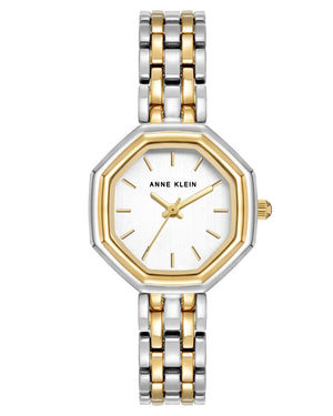 Orzu Watches - Anne Klein Silver Dial Multicolor Stainless Steel Mesh Women's Watch (AK-5601SVTT)