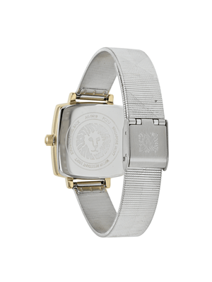 Orzu Watches - Anne Klein Silver Dial Silver Stainless Steel Mesh Women's Watch