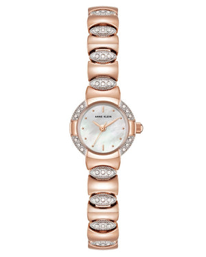 Orzu Watches - Anne Klein White Dial Multicolor Stainless Steel Mesh Women's Watch (AK-5613MPRT)