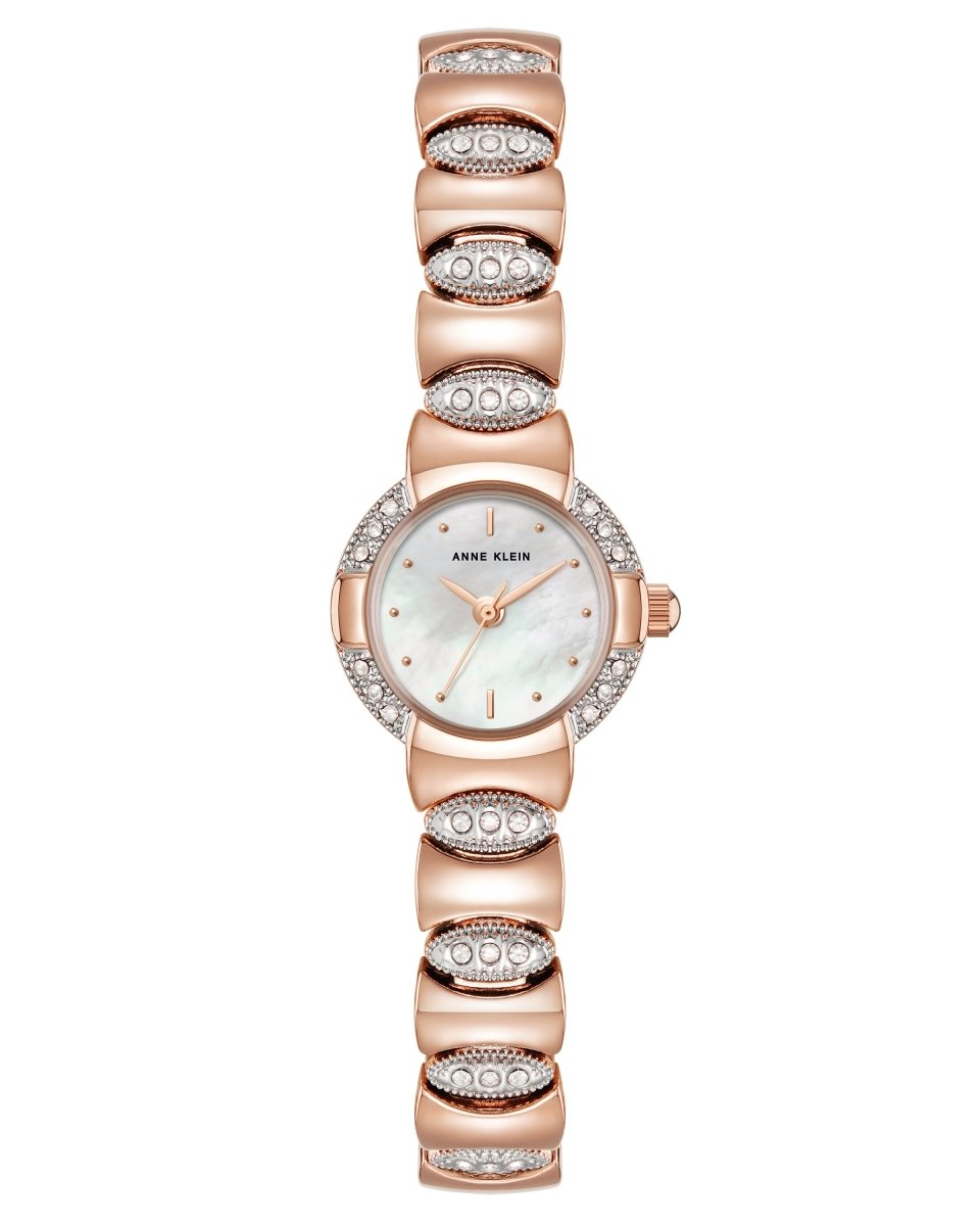 Orzu Watches - Anne Klein White Dial Multicolor Stainless Steel Mesh Women's Watch (AK-5613MPRT)