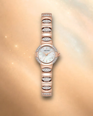Orzu Watches - Anne Klein White Dial Multicolor Stainless Steel Mesh Women's Watch