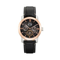 Orzu Watches - Automatic - Black Gold Interchangeable Leather