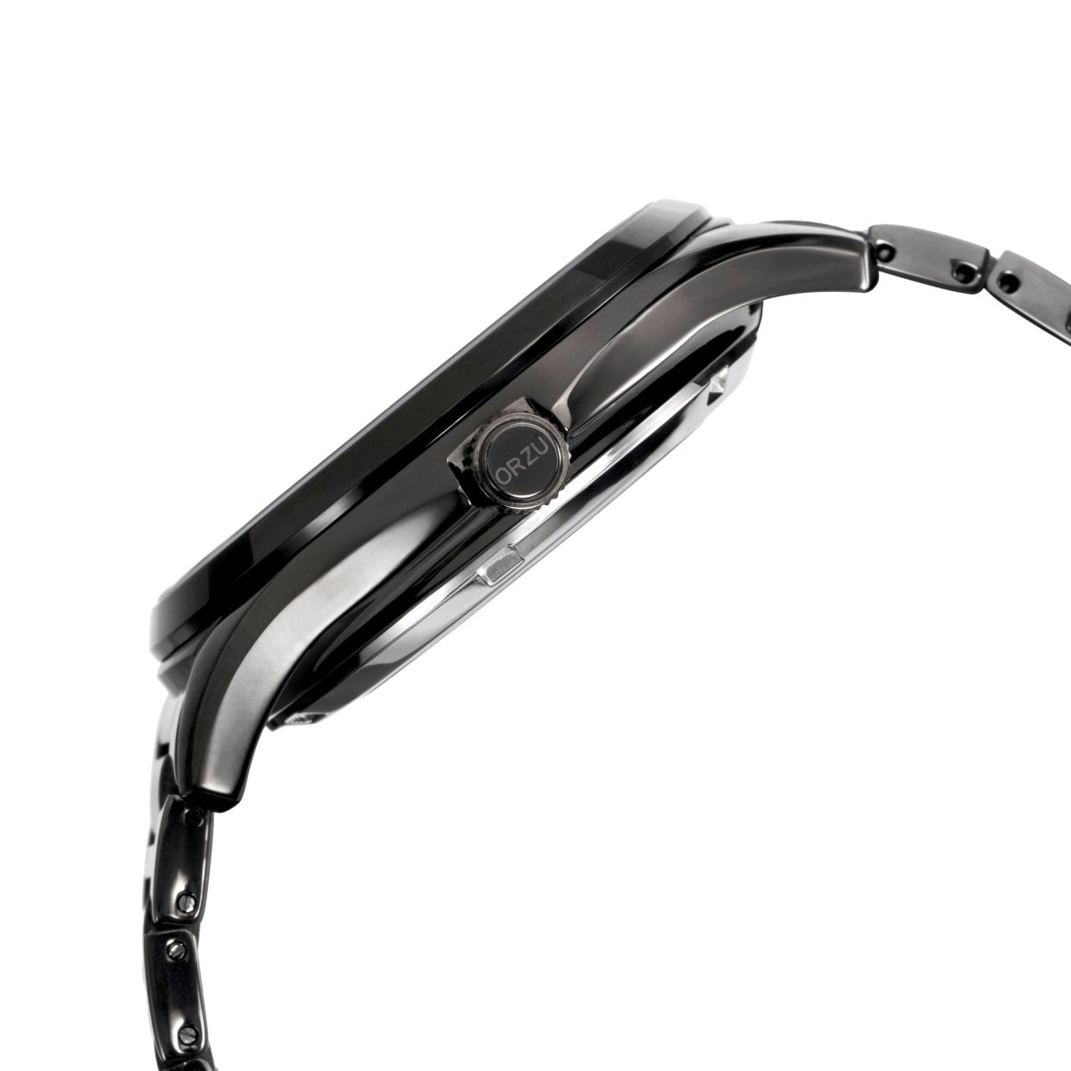 Orzu Watches - Automatic - Black Steel Bracelet