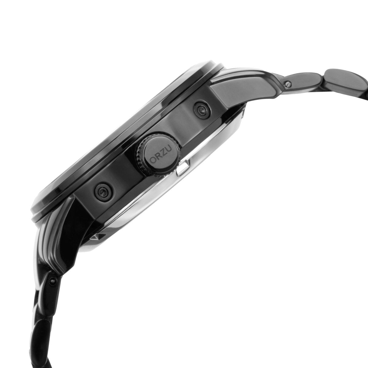Orzu Watches - Automatic - Black Steel Bracelet