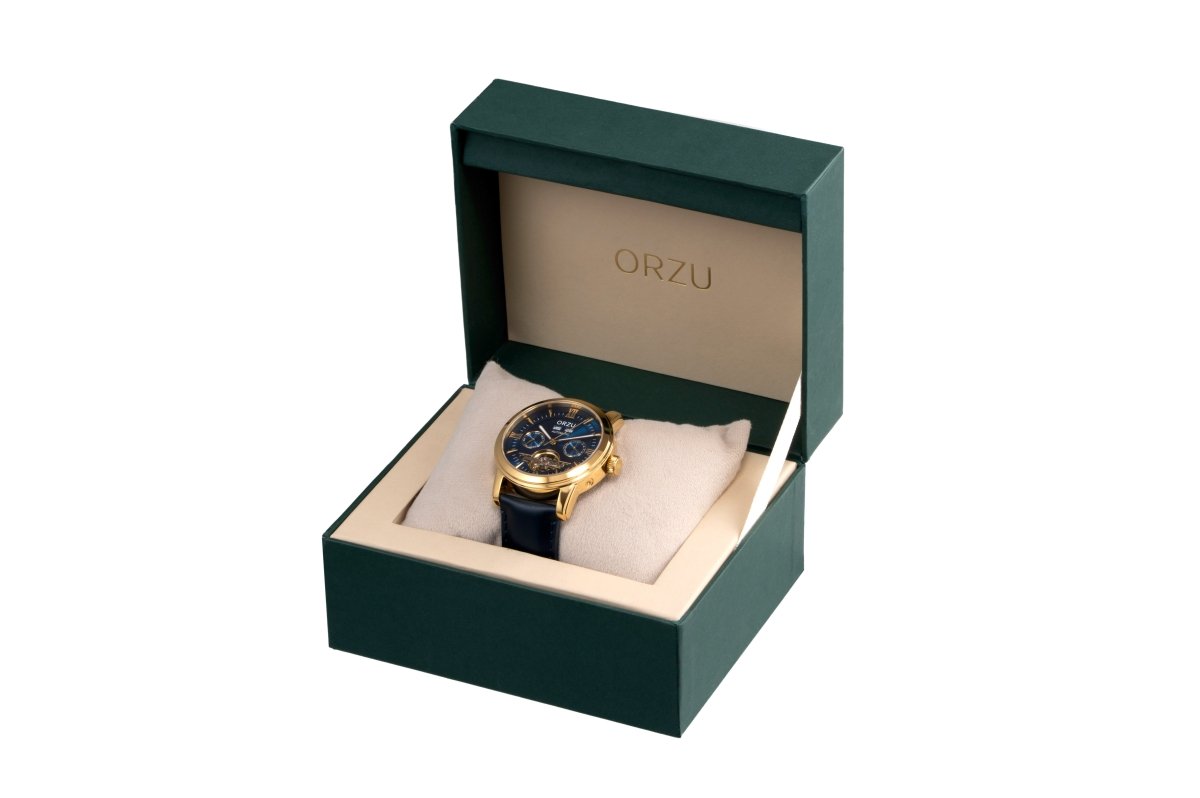 Orzu Watches - Automatic - Blue Interchangeable Leather
