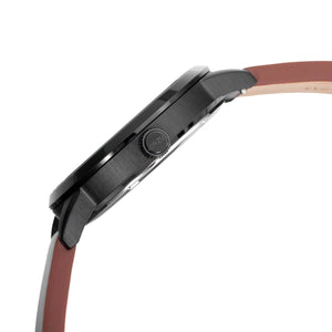 Orzu Watches - Black Multifunction - Interchangeable Leather Strap