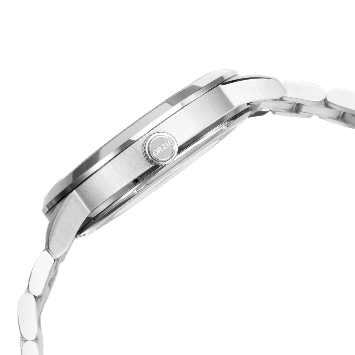 Orzu Watches - Frost White Multifunction - Solid Stainless Steel