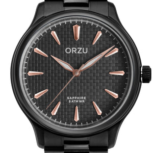 Orzu Watches - ORZU Analog Black Dial Men's Watch