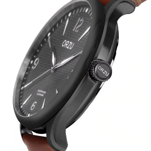 Orzu Watches - ORZU Analog Black Dial Men's Watch