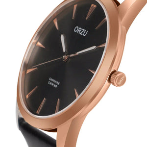 Orzu Watches - ORZU Analog Black Dial Men's Watch